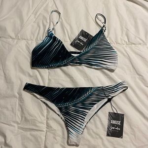 Amuse Society Palm Bikini Set Medium